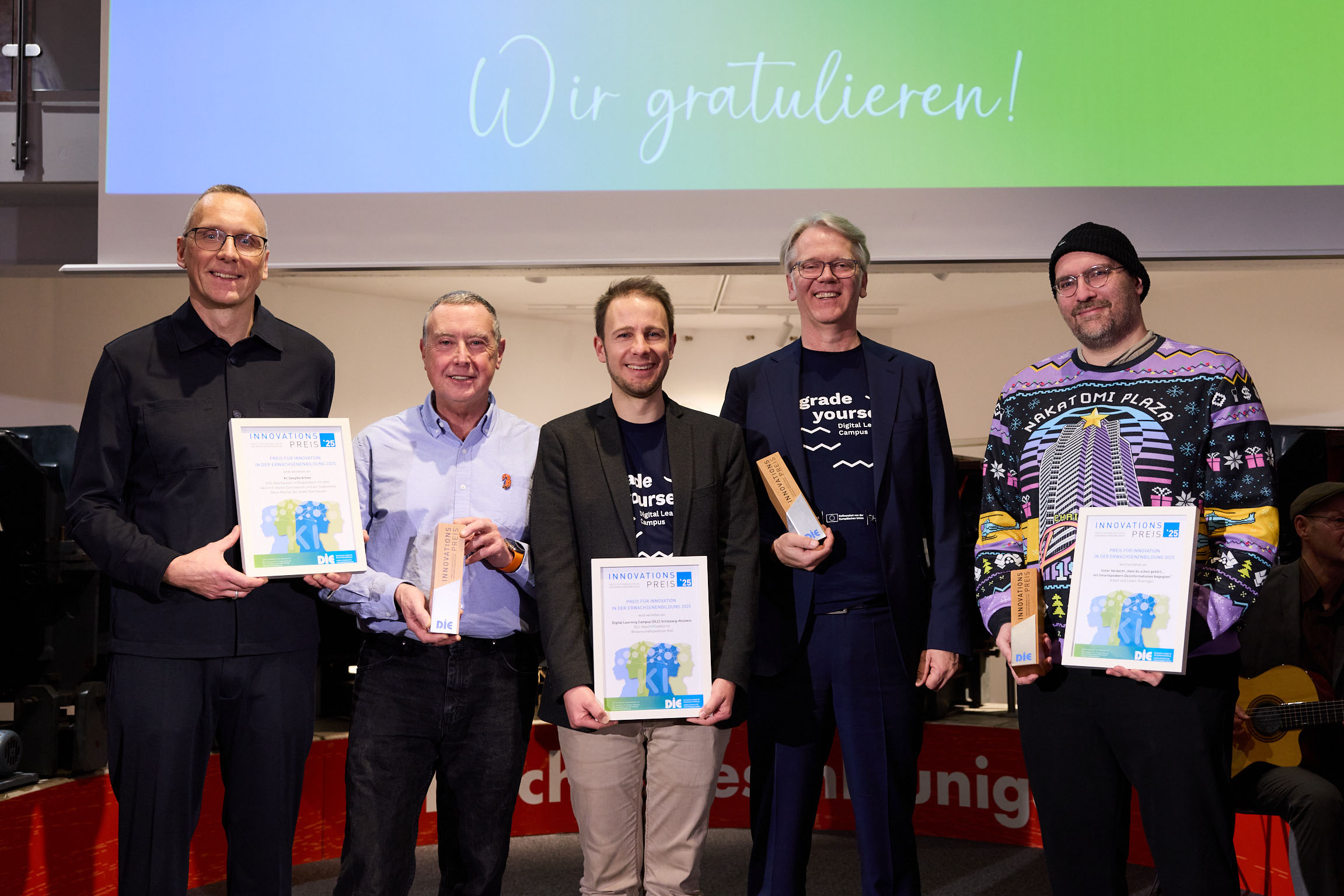 Der DIE-Innovationspreis 2025 - dies sind die Preisträgerinnen und Preisträger