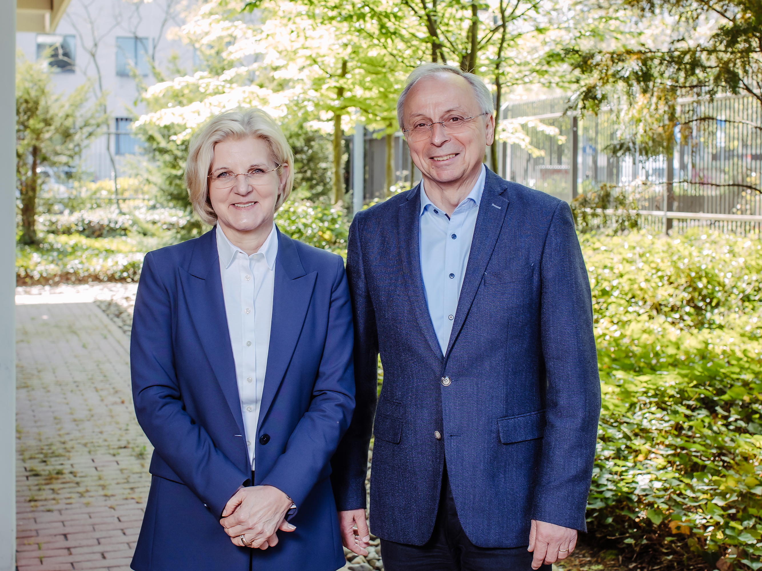 Prof. Dr. Martina Brockmeier mit Prof. Dr. Josef Schrader