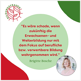 Podcast: Brigitte Bosche bei Bildungsfrauen