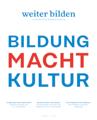 Vorschaubild Cover Heft 3/2023 bildung.macht.kultur.